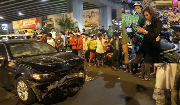 Nữ tài xế BMW gây tai nạn kinh hoàng nồng độ cồn vượt quá mức cho phép