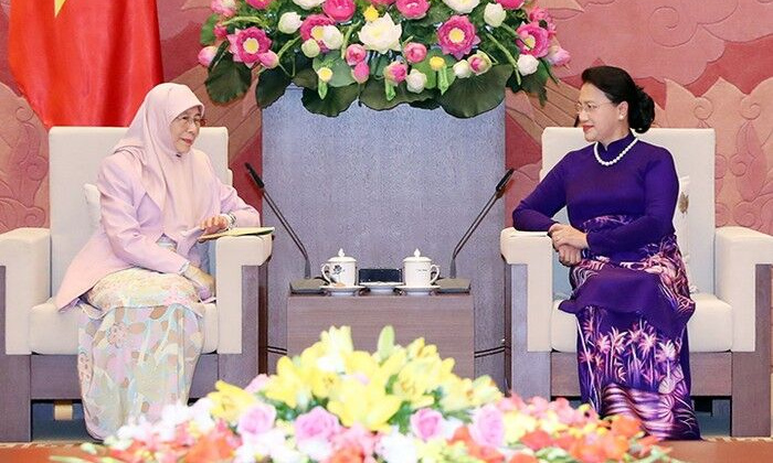 Chủ tịch Quốc hội Nguyễn Thị Kim Ngân tiếp Phó Thủ tướng Malaysia