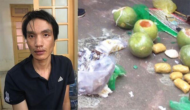 Hải Phòng: Bắt đối tượng giấu ma túy vào 3 quả bưởi khoét ruột
