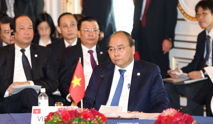 Thủ tướng Nguyễn Xuân Phúc đề xuất xây dựng Mạng lưới sáng tạo Mekong-Nhật Bản