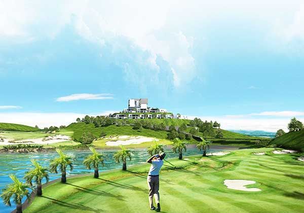 Mô hình BĐS nghỉ dưỡng sân golf tại Yên Dũng Resort & Golf Club