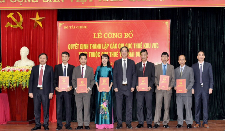 Hải Dương là địa phương đầu tiên hợp nhất 100% Chi cục Thuế