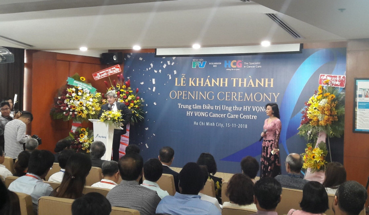 Bệnh viện Pháp Việt khánh thành Trung tâm điều trị ung thư Hy Vọng