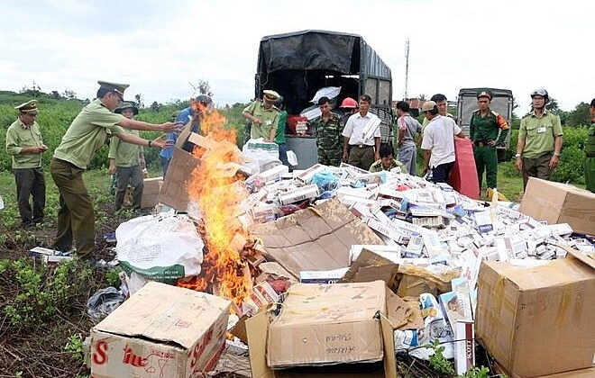 Gỡ vướng khi thực hiện tiêu hủy thuốc lá ngoại nhập lậu bị tịch thu
