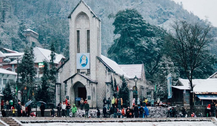 Vẽ đẹp khó cưỡng khi Sapa phủ đầy tuyết!