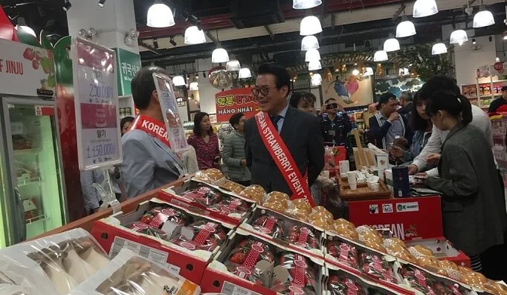 Quảng bá nông sản TP. Jinju, Hàn Quốc tại Hà Nội