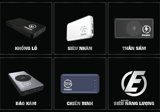 Loạt pin dự phòng 'Biệt đội siêu năng lượng' với nhiều tính năng vượt trội