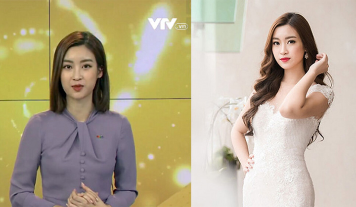 Hoa hậu Đỗ Mỹ Linh 'lấn sân' làm biên tập viên kênh truyền hình quốc gia