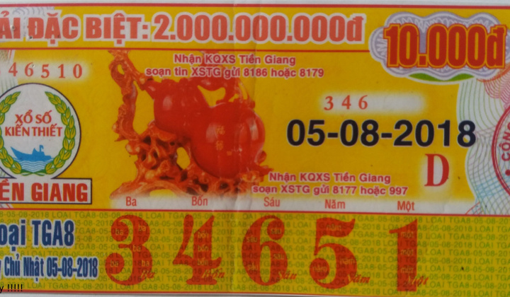 Công ty XSKT Tiền Giang: Phát hành tờ vé số “khác thường” chỉ có 05 chữ số …