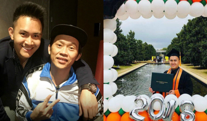 Hoài Linh khoe ảnh con trai tốt nghiệp sau đại học tại trường danh tiếng nước Mỹ