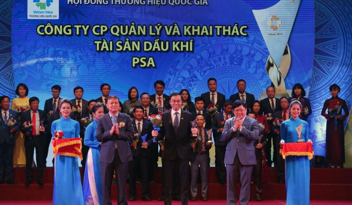 PVN có 5 doanh nghiệp được công nhận Thương hiệu Quốc gia năm 2018