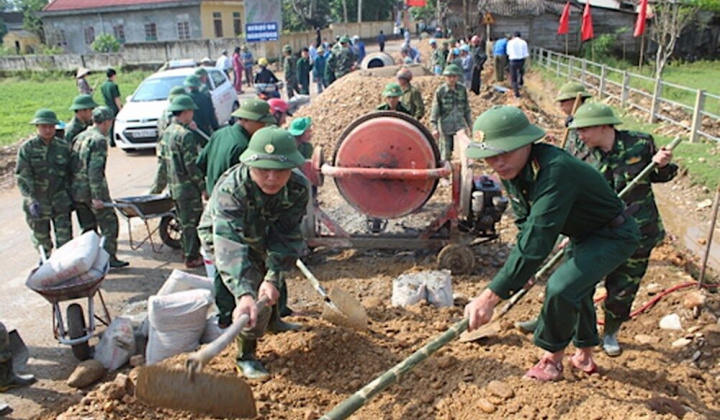 Kết hợp kinh tế - xã hội với quốc phòng