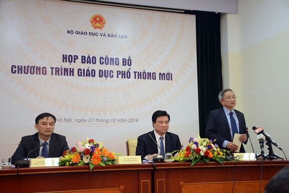 Bộ Giáo dục và Đào tạo công bố Chương trình giáo dục phổ thông mới