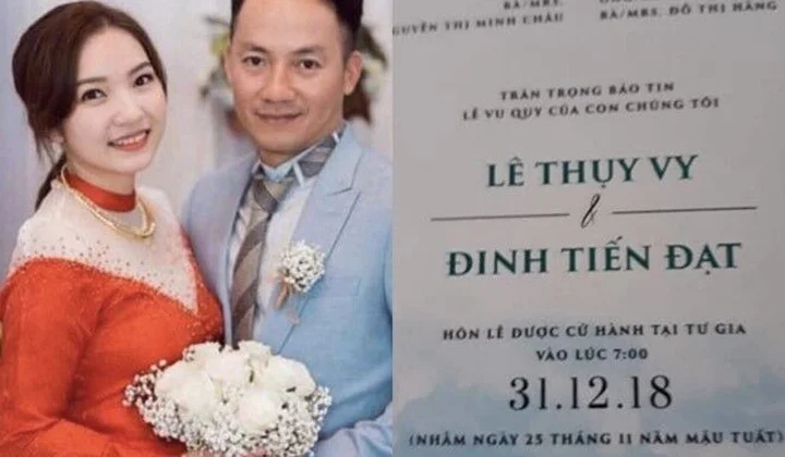 Rapper Đinh Tiến Đạt bất ngờ lộ thiệp cưới