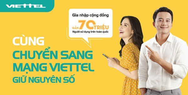 Viettel đến tận nhà hỗ trợ khách hàng chuyển mạng giữ số