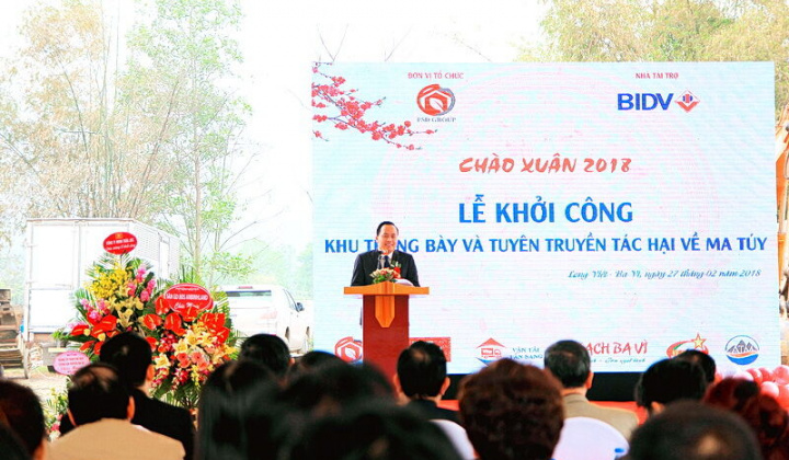 Khởi công khu trưng bày và tuyên truyền tác hại về ma túy