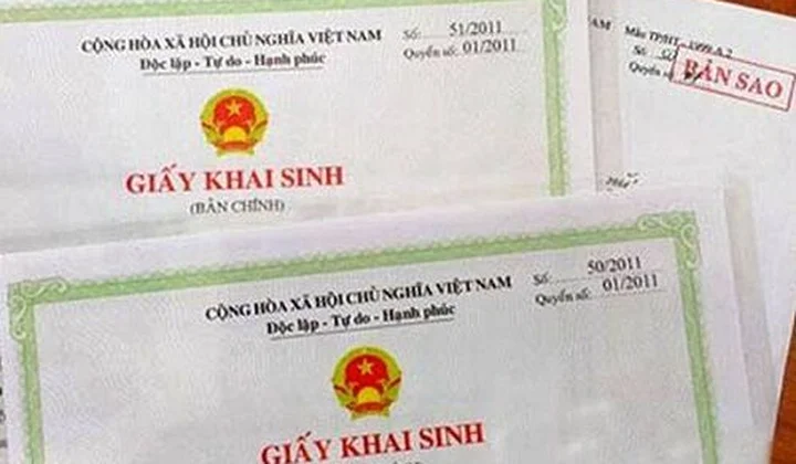 Thủ tục đăng ký giấy khai sinh cho con ngoài giá thú