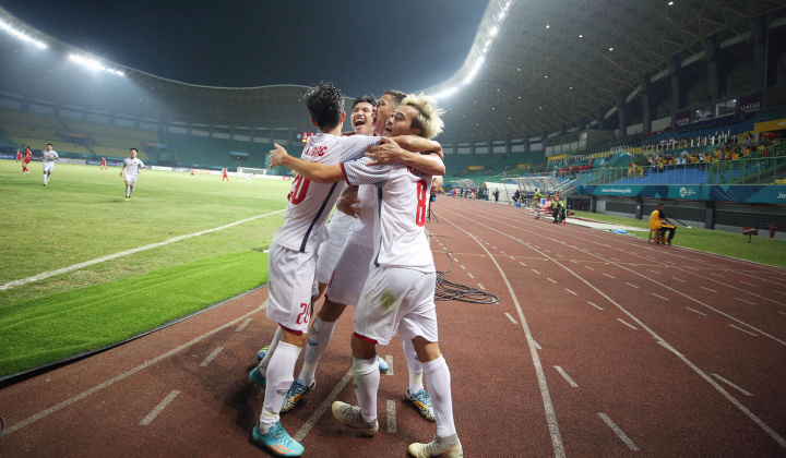 ASIAD 2018: Thắng kịch tính Syria, U23 Việt Nam lần đầu tiên vào bán kết