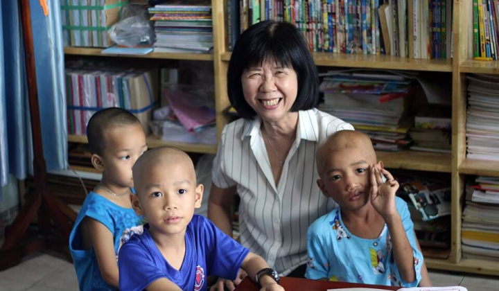 Người gieo chữ trong bệnh viện