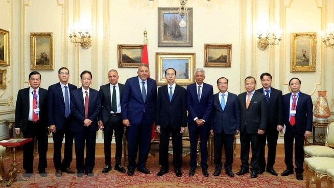 Vietnamese President meets FEDCOC leaders, concludes Egypt visit