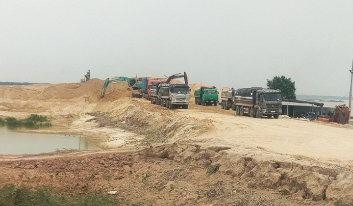 Chấn chỉnh hoạt động khai thác cát tại hồ Dầu Tiếng