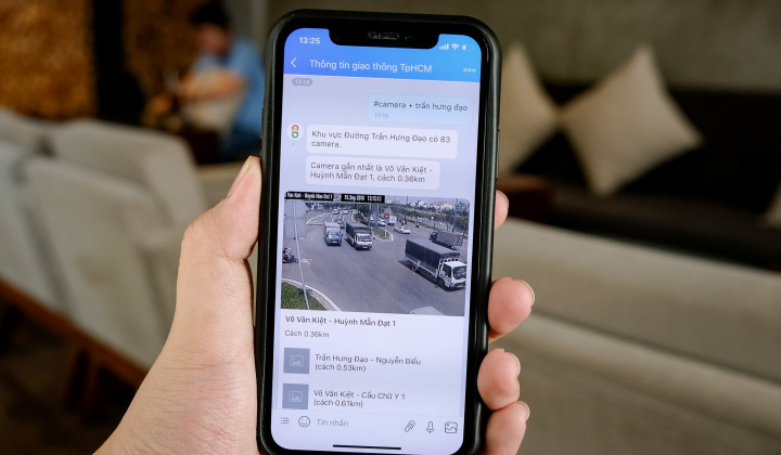 Tích hợp thông tin kẹt xe, ngập nước vào ứng dụng điện thoại