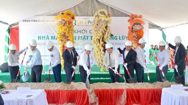 Khởi công dự án Nhà máy điện mặt trời Sông Lũy 1