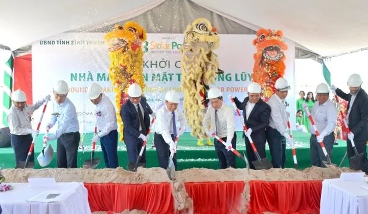Khởi công dự án  Nhà máy điện mặt trời Sông Lũy 1