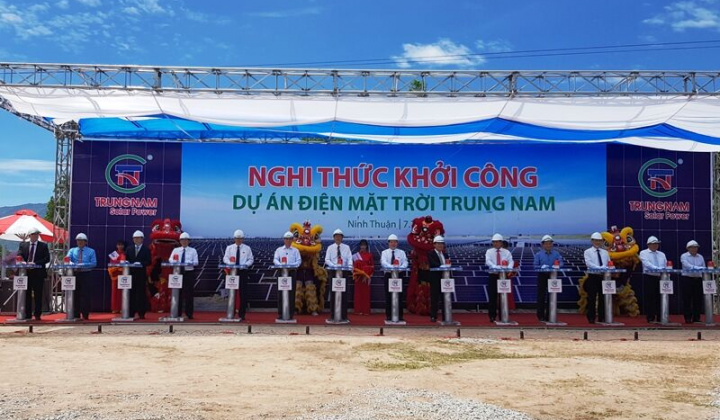 Khởi công nhà máy điện mặt trời Sông Lũy 1 gần nghìn tỷ đồng