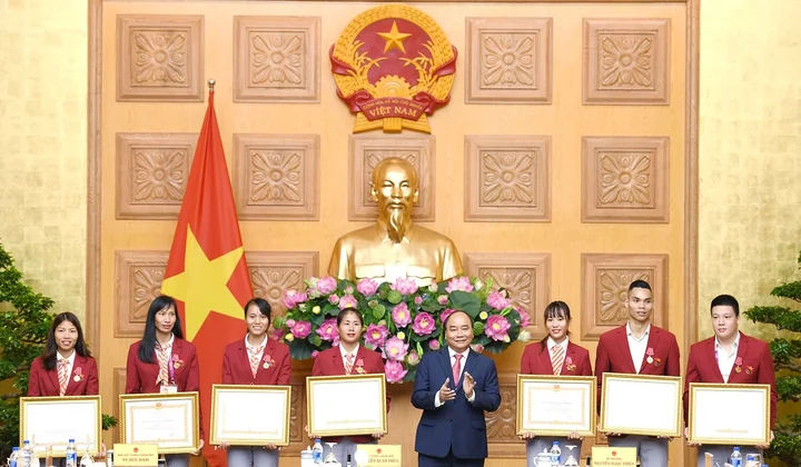 Thủ tướng gặp mặt đoàn thể thao Việt Nam dự ASIAD 2018