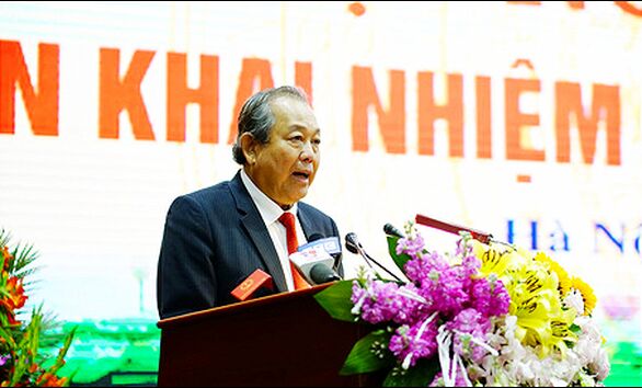 Phó Thủ tướng Trương Hòa Bình dự Hội nghị triển khai nhiệm vụ năm 2019 của Bộ Nội vụ