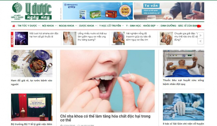 Ra mắt trang tin điện tử tổng hợp Yduocngaynay.vn