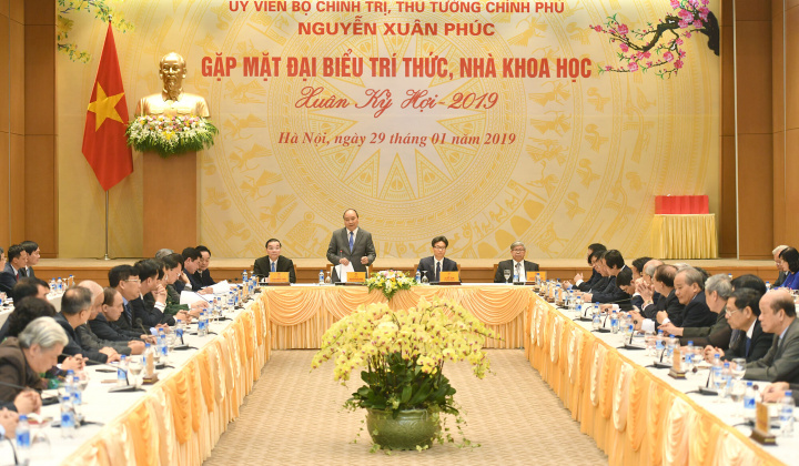 Thủ tướng : Thành quả của đất nước có sự đóng góp to tớn của trí thức, nhà khoa học LHH Việt Nam