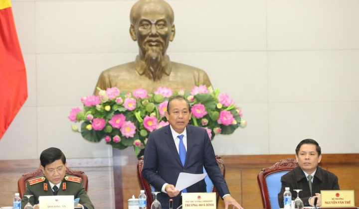Phó Thủ tướng Trương Hòa Bình chủ trì Hội nghị về công tác an toàn giao thông