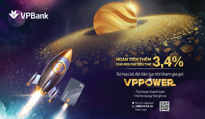 VPBank tung ưu đãi hấp dẫn cùng gói sản phẩm mới VPPower