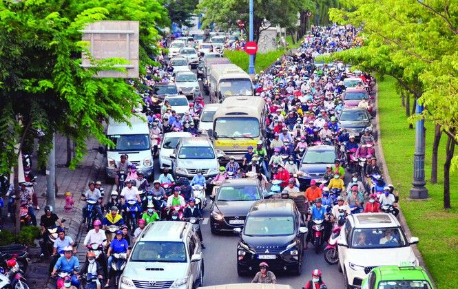 10 triệu phương tiện giao thông là thủ phạm chính gây ô nhiễm không khí ở TP.HCM