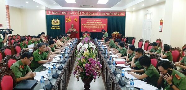 Công an Nam Định triển khai phương án đảm bảo ANTT cho Hội nghị Tổng kết 10 năm xây dựng NTM toàn quốc