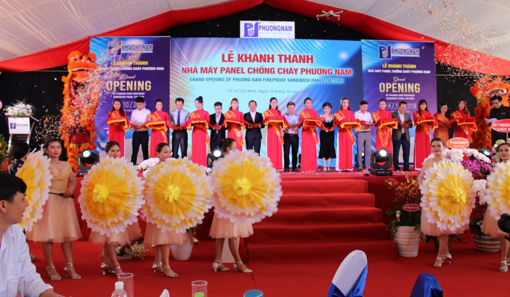 Khánh thành nhà máy PANEL Chống cháy Phương Nam