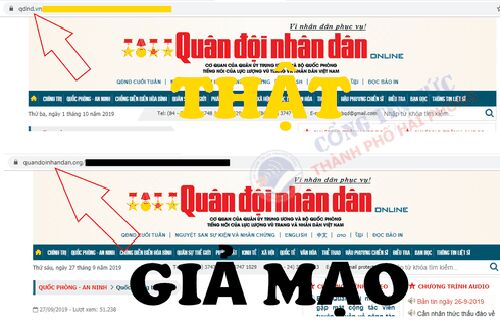 Phát hiện 4 trang thông tin điện tử giả mạo cơ quan báo chí