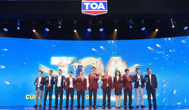 Sơn 'TOA' Việt Nam: Đề cao thông điệp “Cùng đồng hành, đổi mới, thành công”