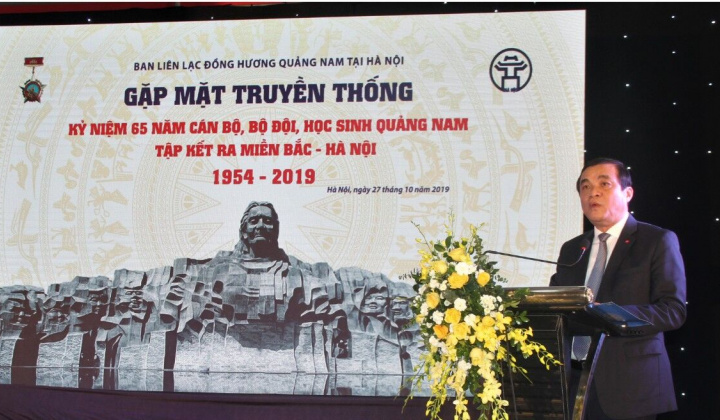 Gặp mặt truyền thống kỷ niệm 65 năm cán bộ, bộ đội, học sinh Quảng Nam tập kết ra miền Bắc