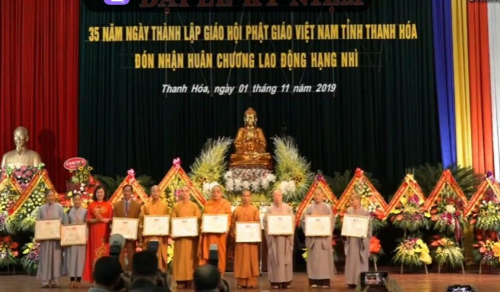Kỷ niệm 35 năm ngày thành lập Giáo hội Phật giáo Việt Nam tỉnh Thanh Hóa
