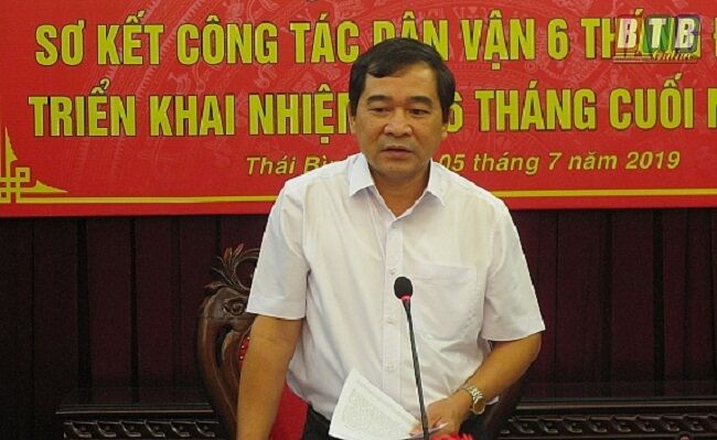 Thái Bình bầu Phó Bí thư Tỉnh ủy mới