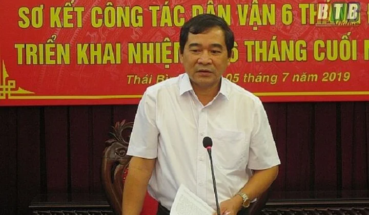 Thái Bình bầu Phó Bí thư Tỉnh ủy mới