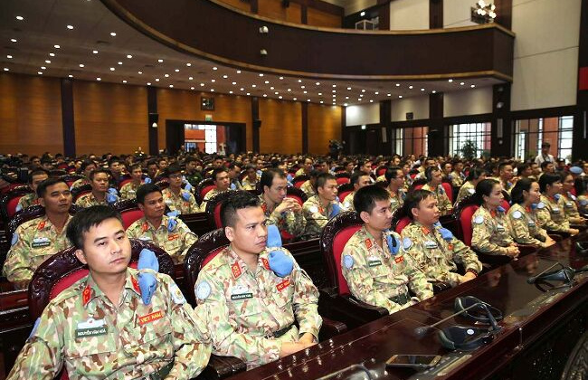 Bệnh viện dã chiến cấp 2 số 2 lên đường làm nhiệm vụ gìn giữ hòa bình