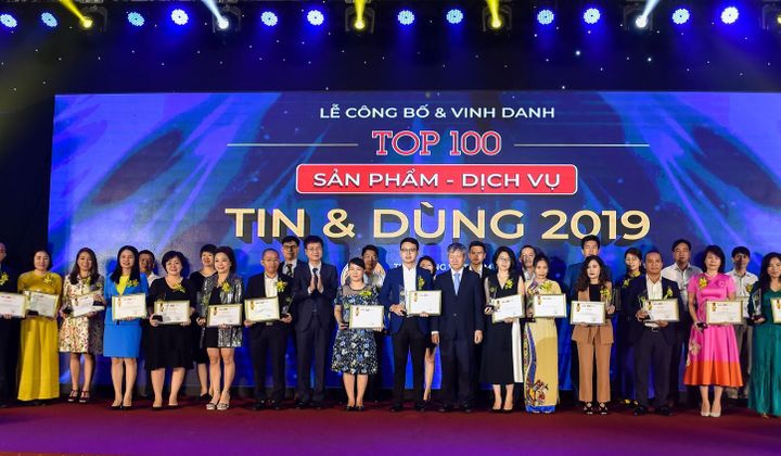 100 thương hiệu Việt Nam được vinh danh sản phẩm Tin và Dùng 2019