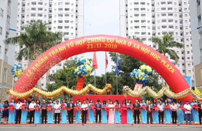 Địa ốc Hoàng Quân khánh thành dự án nhà ở xã hội HQC Plaza