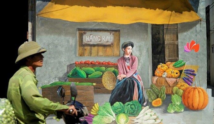 Làng bích họa độc đáo tại Hà Nội