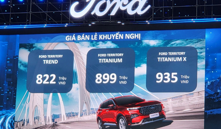 Ford Territory thế hệ mới thiết kế đột phá, công nghệ thông minh