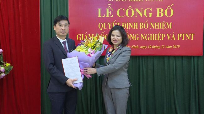 Tỉnh Bắc Ninh có tân Giám đốc Sở NN & PT Nông Thôn